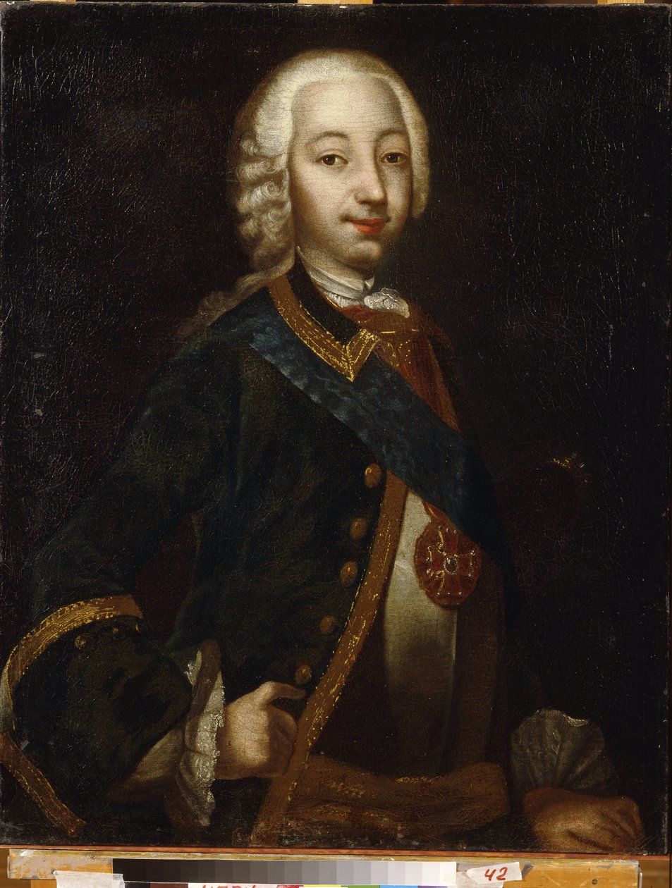 III. Péter orosz cár portréja alkotó: School Russian