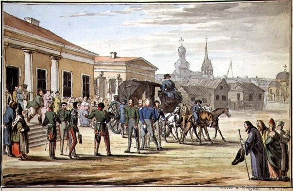 Orosz katonák érkeznek Krasznojba alkotó: School Russian