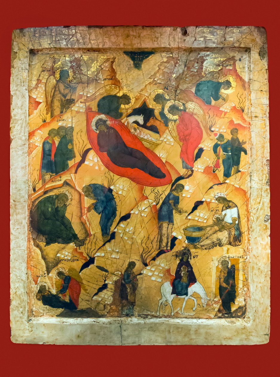"Krisztus születése" alkotó: School Russian