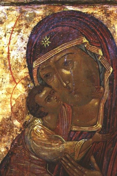 Theodorovskaya Istenanya, ikon, 16. század vége (tempera a panelen) alkotó: School Russian