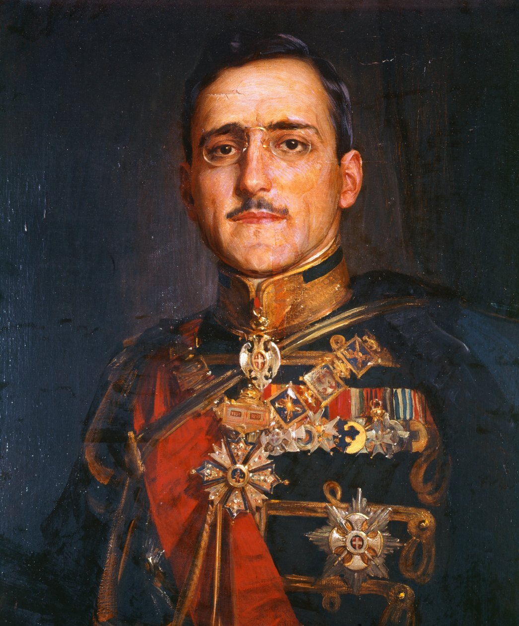 I. Sándor jugoszláv király (olaj, vászon) alkotó: School Serbian