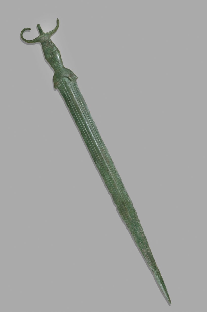Kard, Palermo közelében, szicíliai, Kr.e. 8. század (bronz) alkotó: School Sicilian