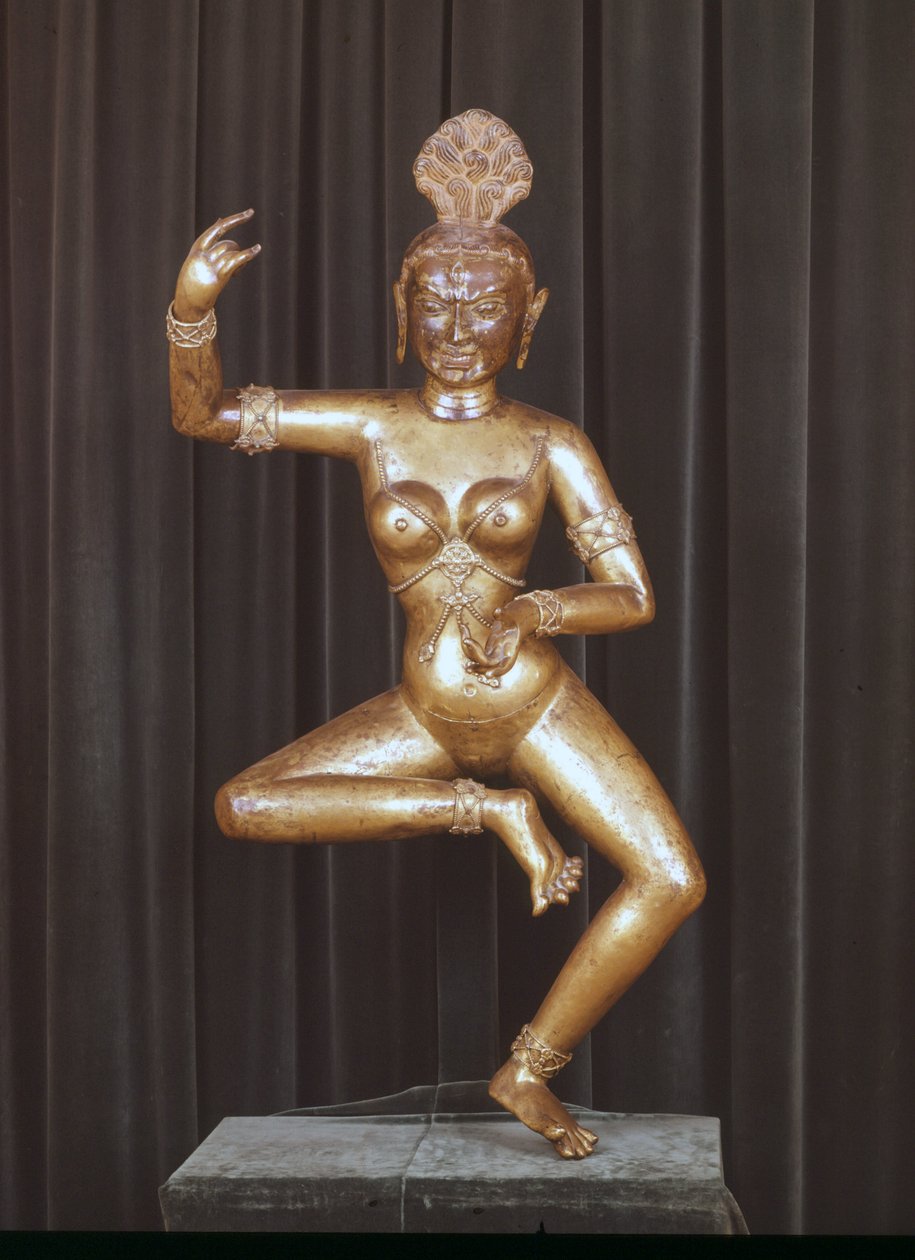 Dakini istennő, a tibeti pokolisten. Szobor, Musée Guimet, Párizs alkotó: School Tibetan