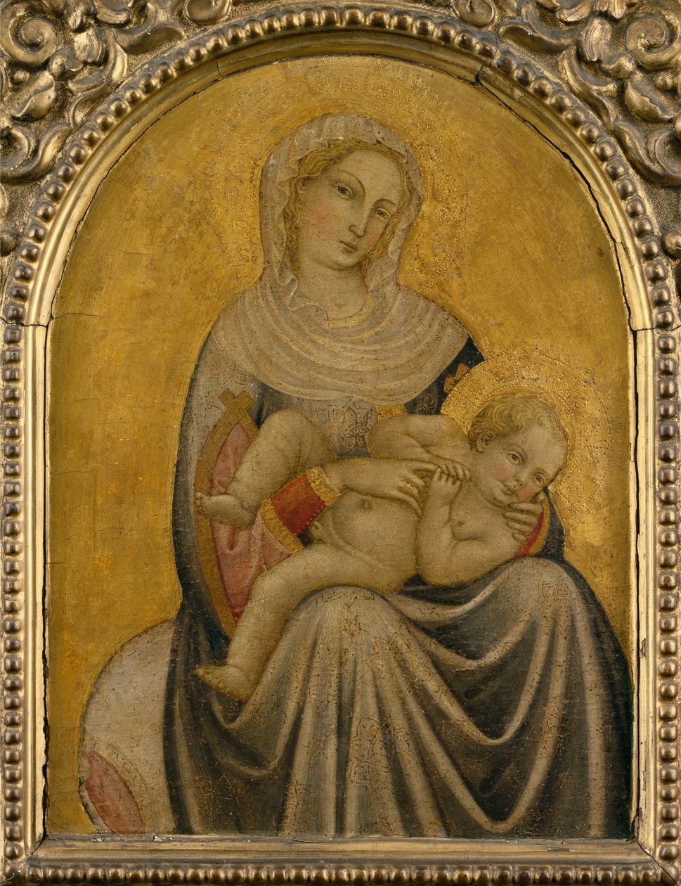 Szűz és gyermek, 1420 körül (tempera a panelen) alkotó: School Tuscan