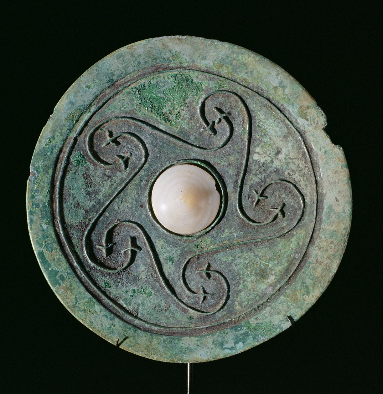 Mirror, Dongson kultúra Kr.e. 200-200, Vietnam (bronz) alkotó: School Vietnamese