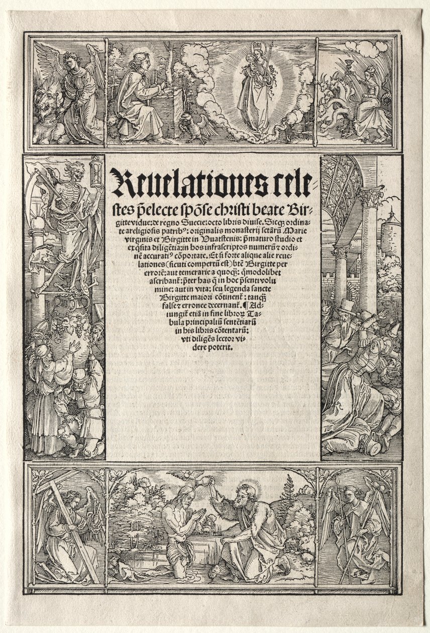 Határ – Krisztus keresztségével alkotó: School of Albrecht Dürer