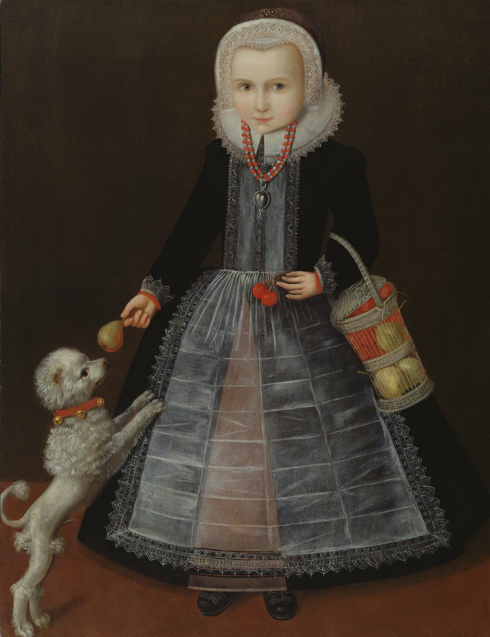 Egy lány portréja, 1610 körül alkotó: School of Friesland