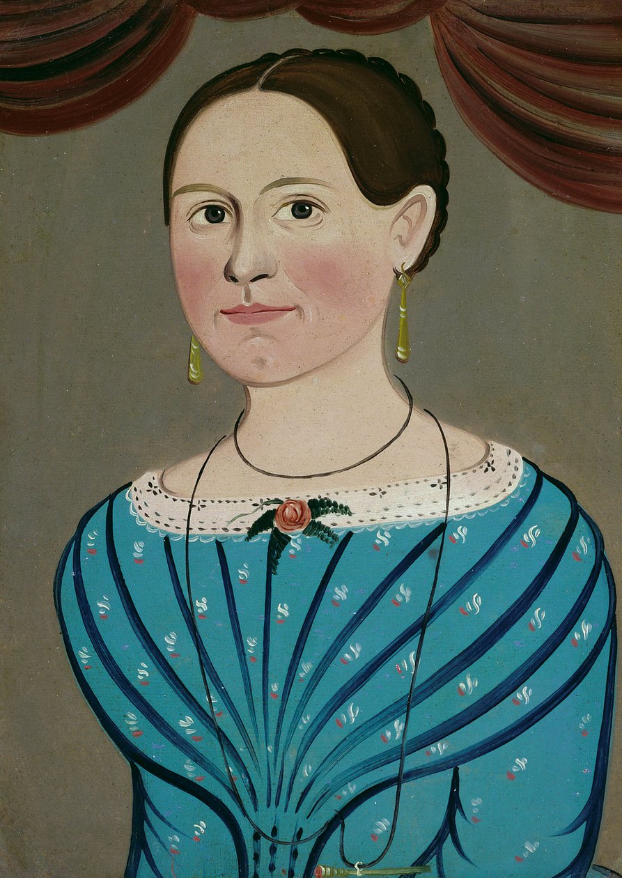 Nő kék ruhában, c. 1840. alkotó: School of William Matthew Prior