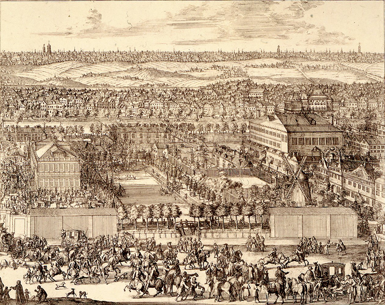 Német negyed, Nemetskaya sloboda, Moszkva jobb oldalán, 1705 alkotó: Schoonebeek