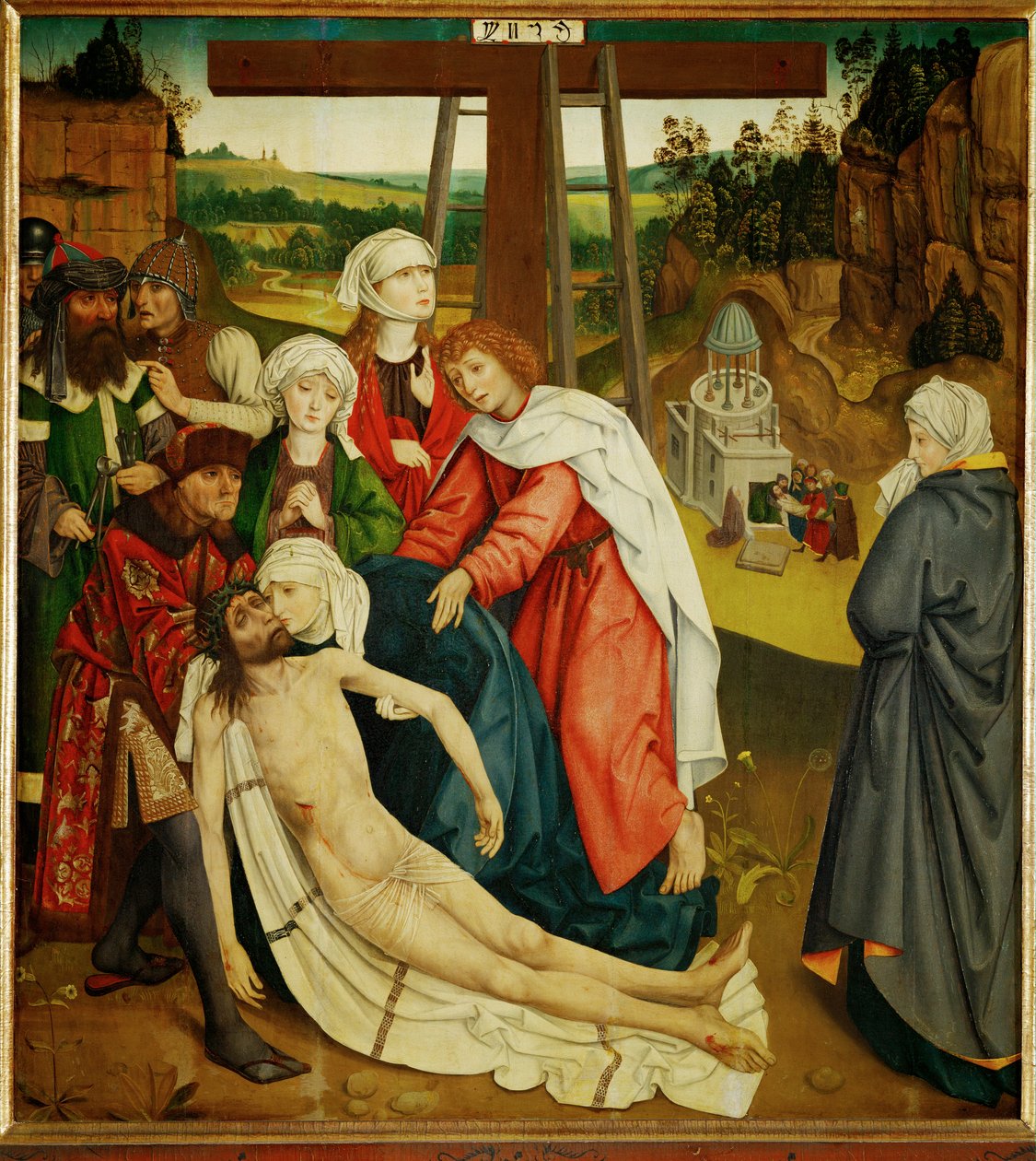 Deploration ... (festmény fára) alkotó: Schottenaltar Master
