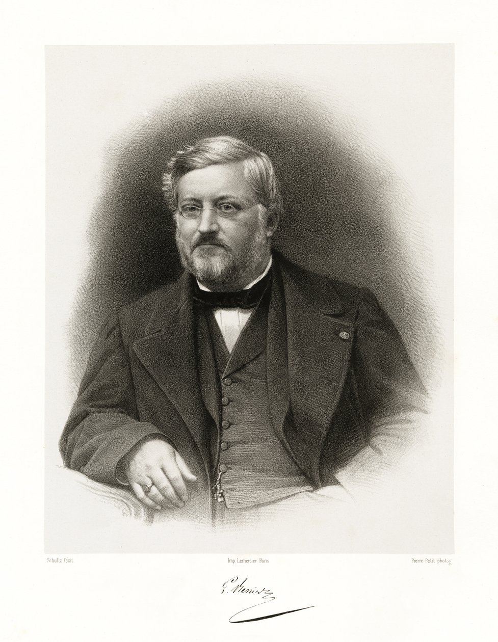 Charles Alphonse Léon Renier, 1865-66 alkotó: Schultz