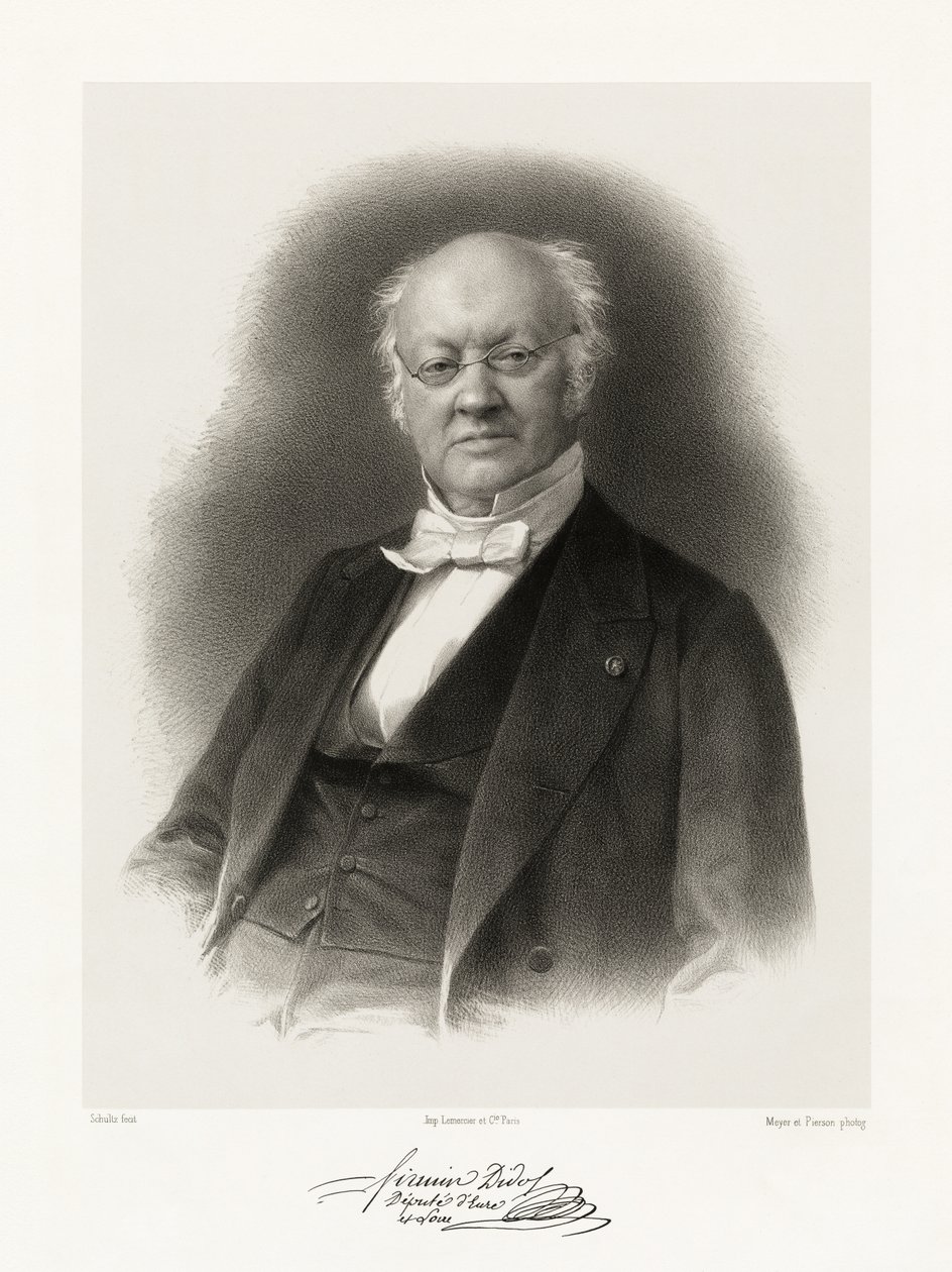 Firmin Didot, 1865-66 alkotó: Schultz