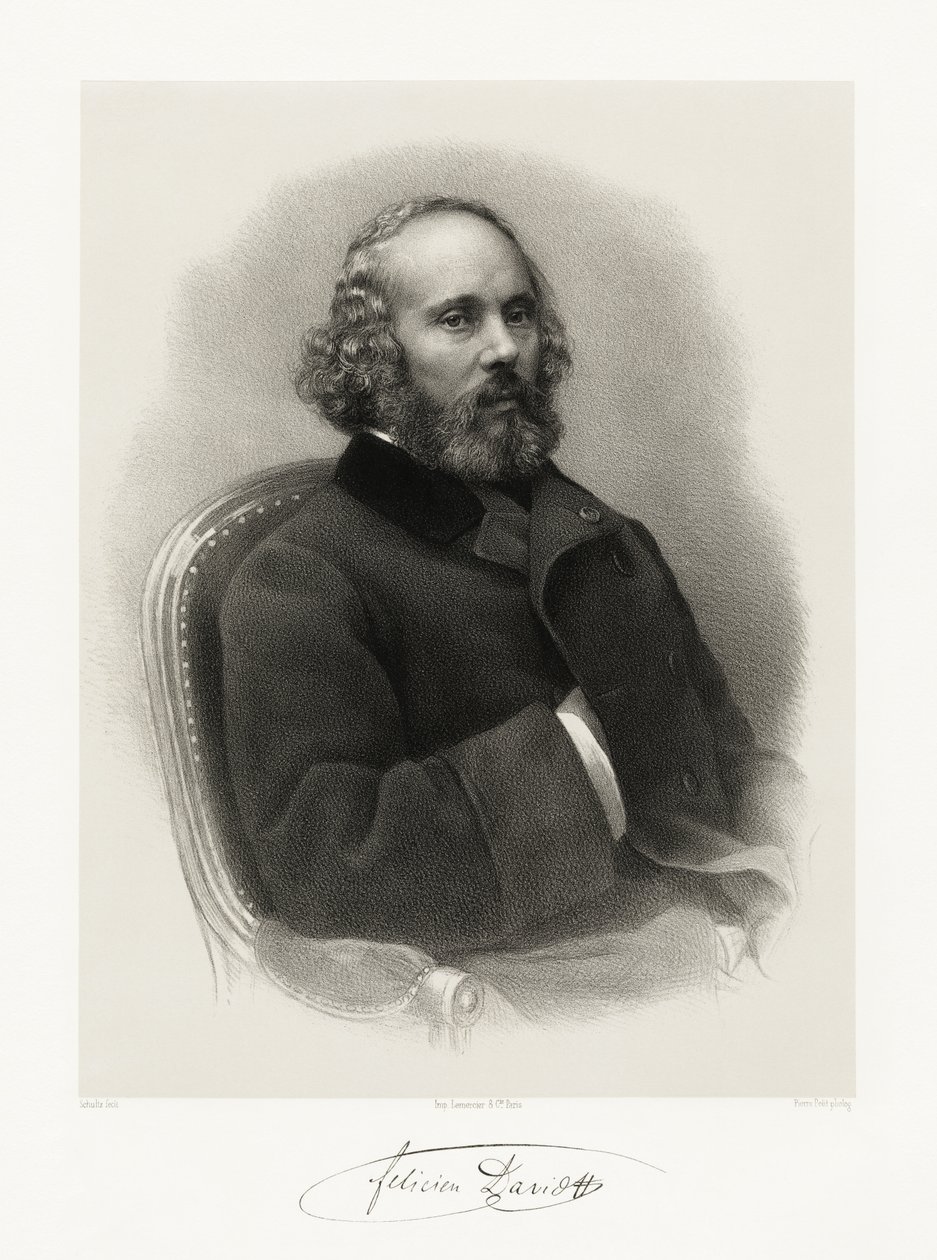 Félicien David, 1865-66 alkotó: Schultz