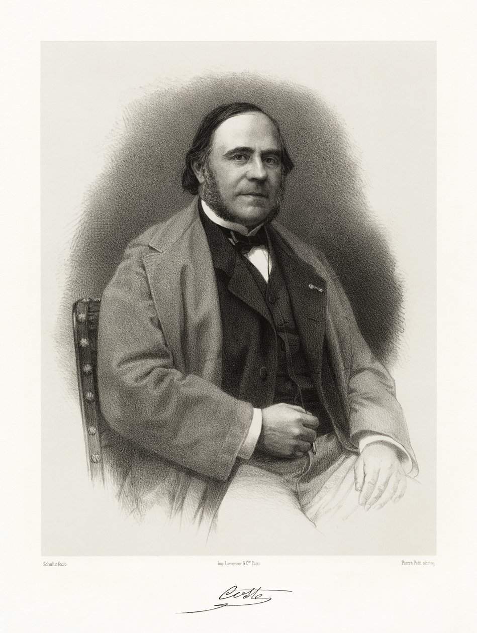 Jacques Marie Cyprien Victor Coste, 1865-66 alkotó: Schultz
