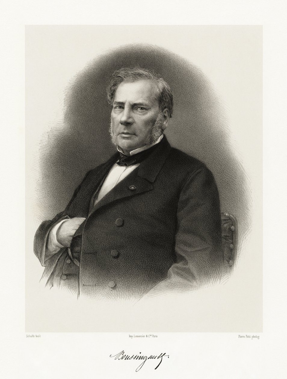 Jean-Baptiste Boussingault, 1865-66 alkotó: Schultz