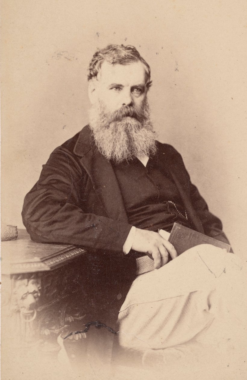 Thomas Oldham portréja 1816-1878, 1876 előtt. alkotó: Schwarzchild and Co