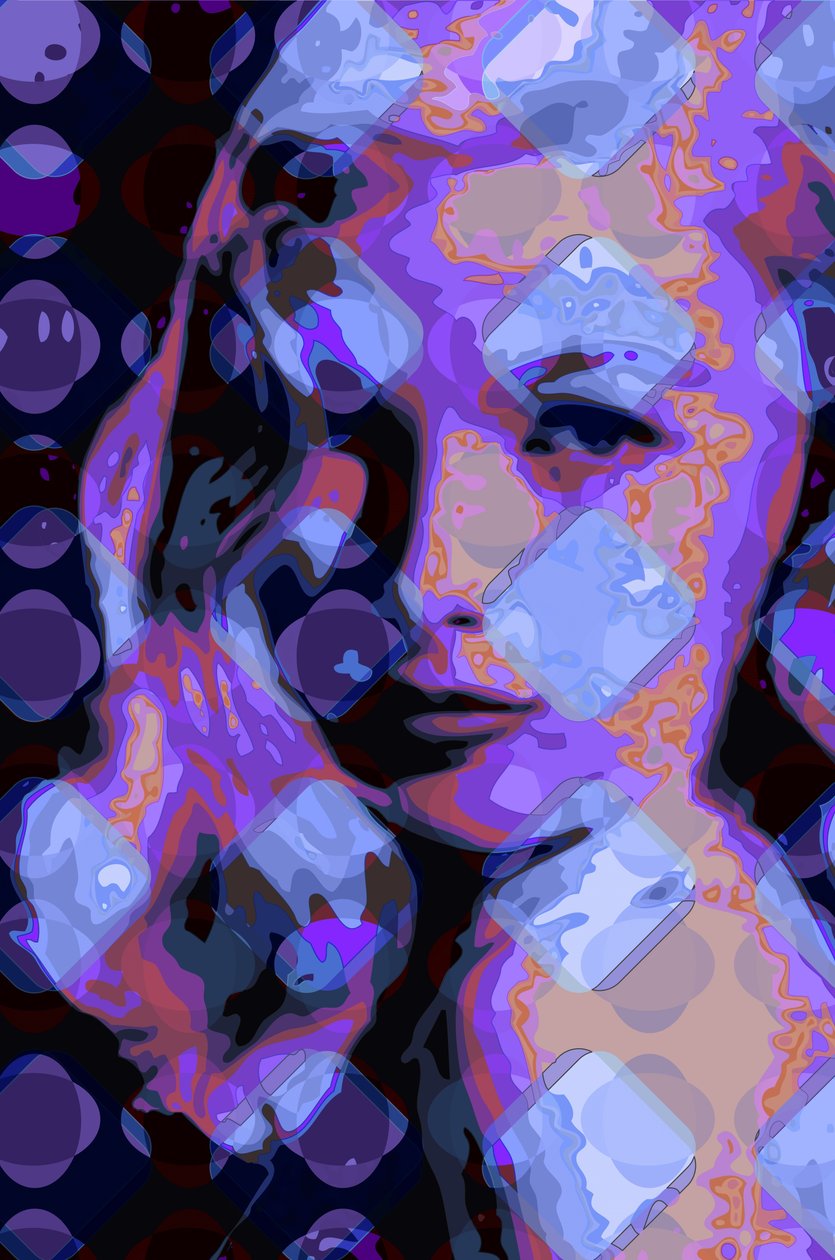 Veronica Lake (digitális) alkotó: Scott J. Davis