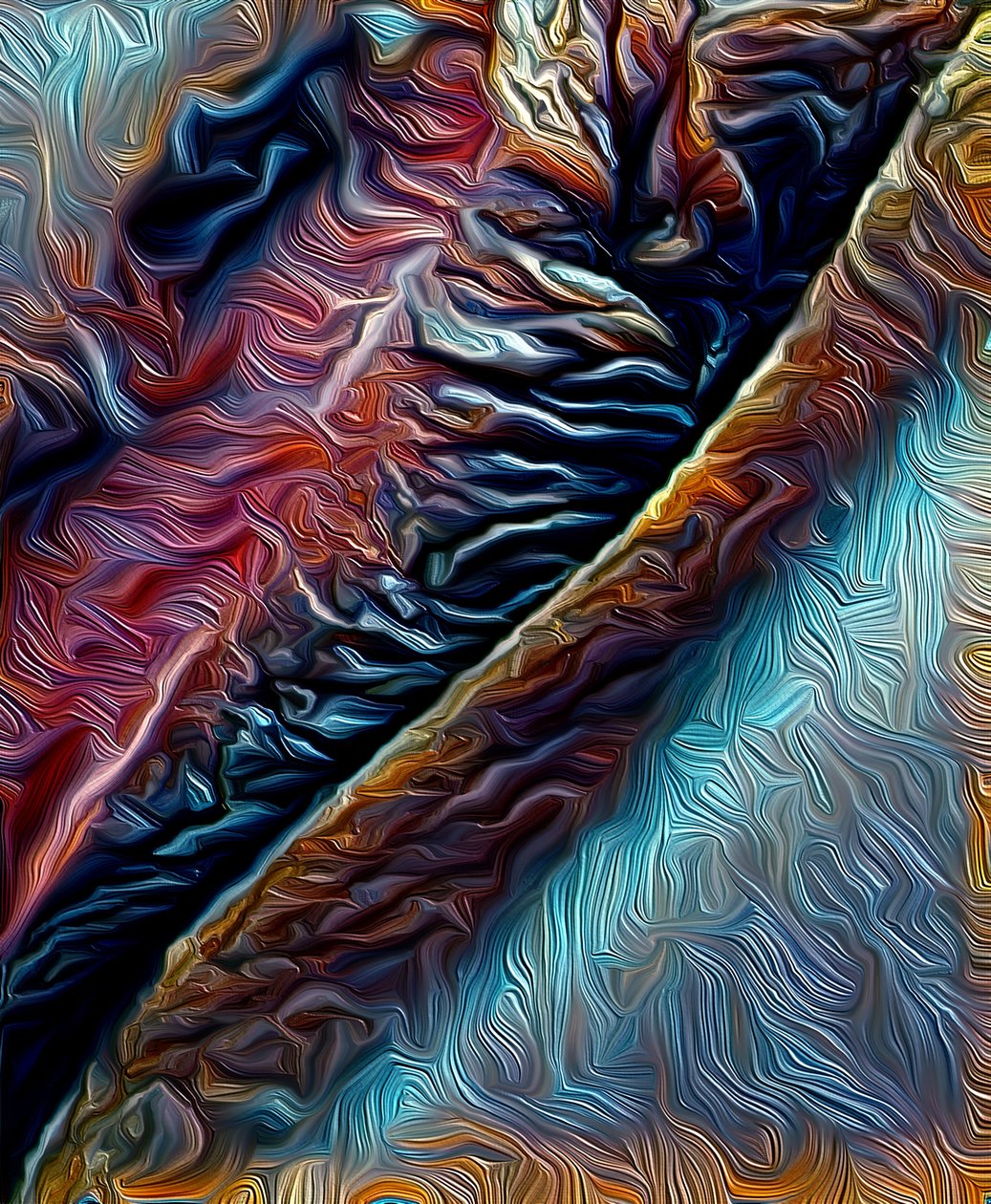 Blue Tear, 2021 (digitális) alkotó: Scott J. Davis