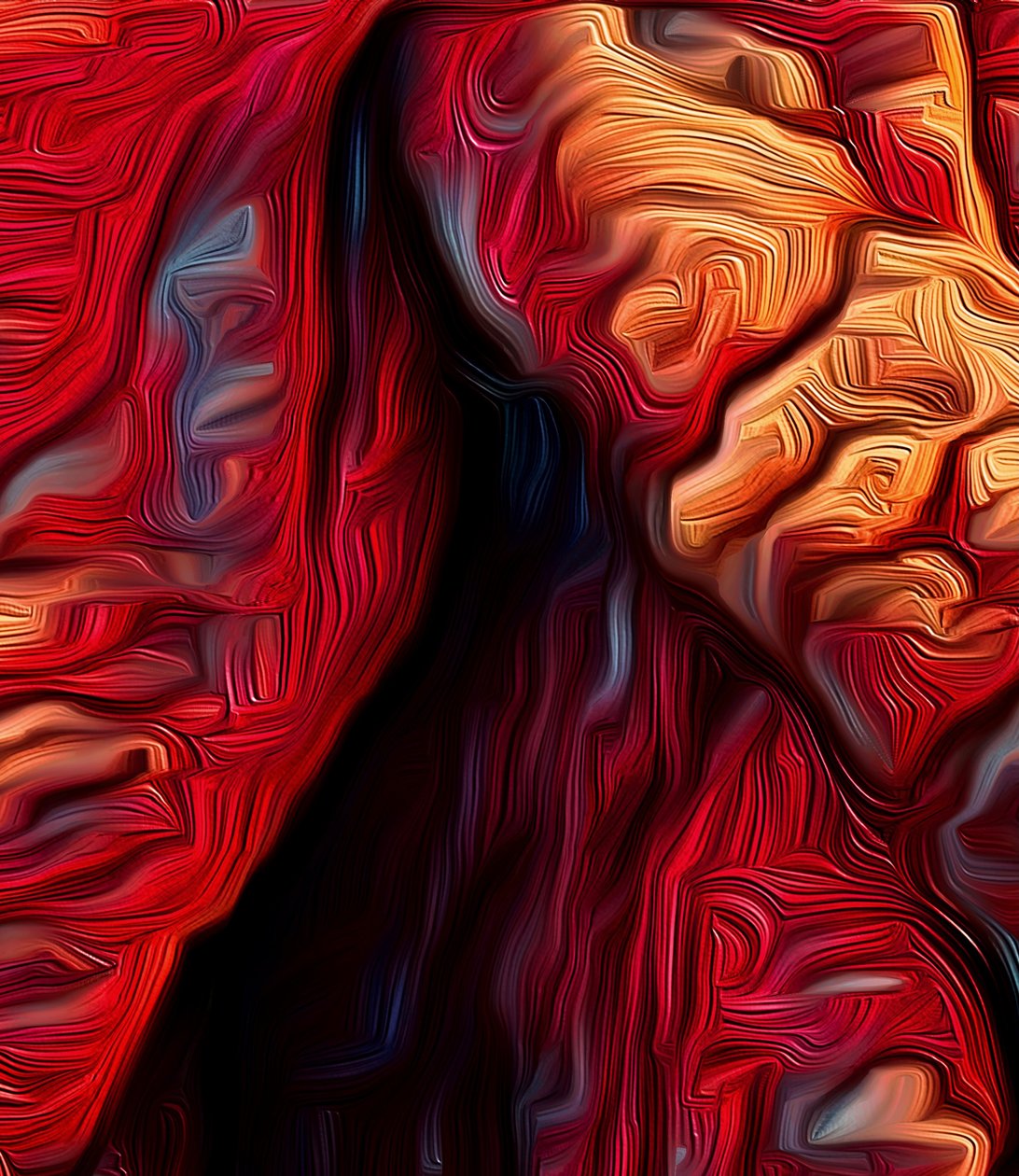 Barlang, 2021 (digitális) alkotó: Scott J. Davis