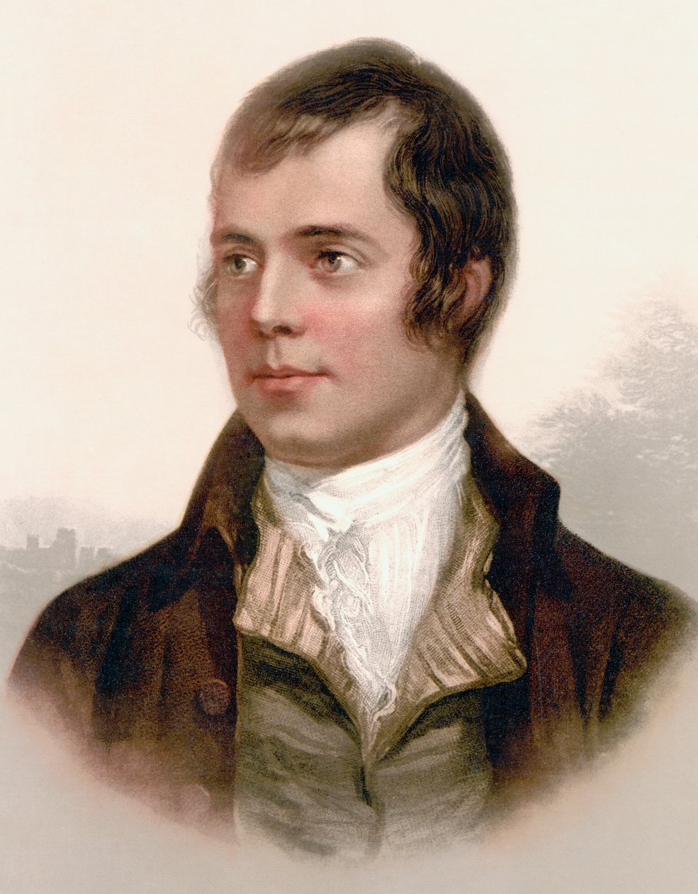Robert Burns, egy 19. századi nyomat után alkotó: Scottish School