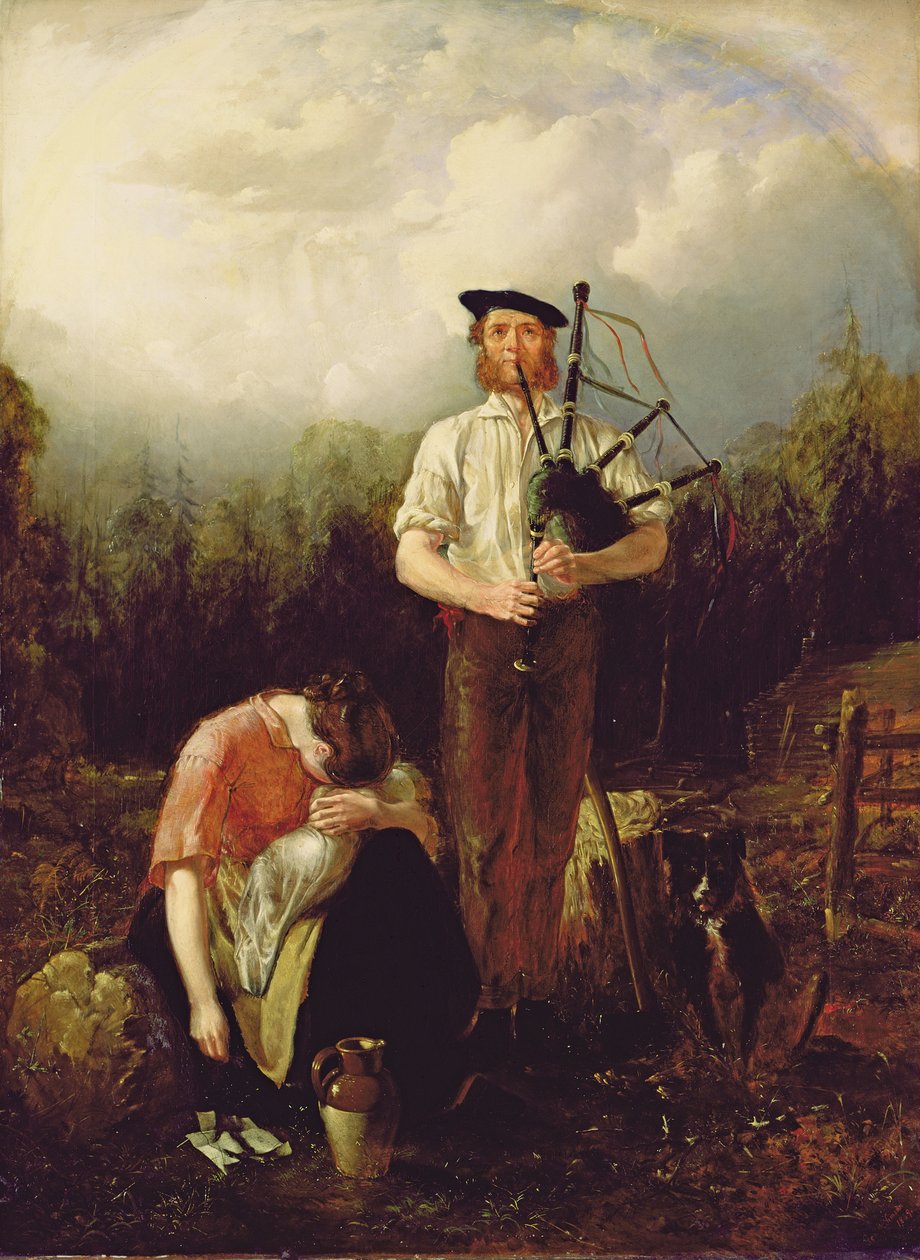 Korona a hátsó erdőben alkotó: Scottish School
