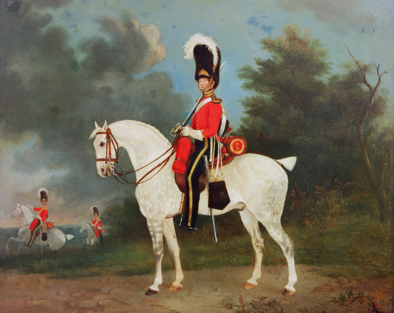 Wallace őrmester, Royal Scots Grays (Second Dragons) 1832 alkotó: Scottish School