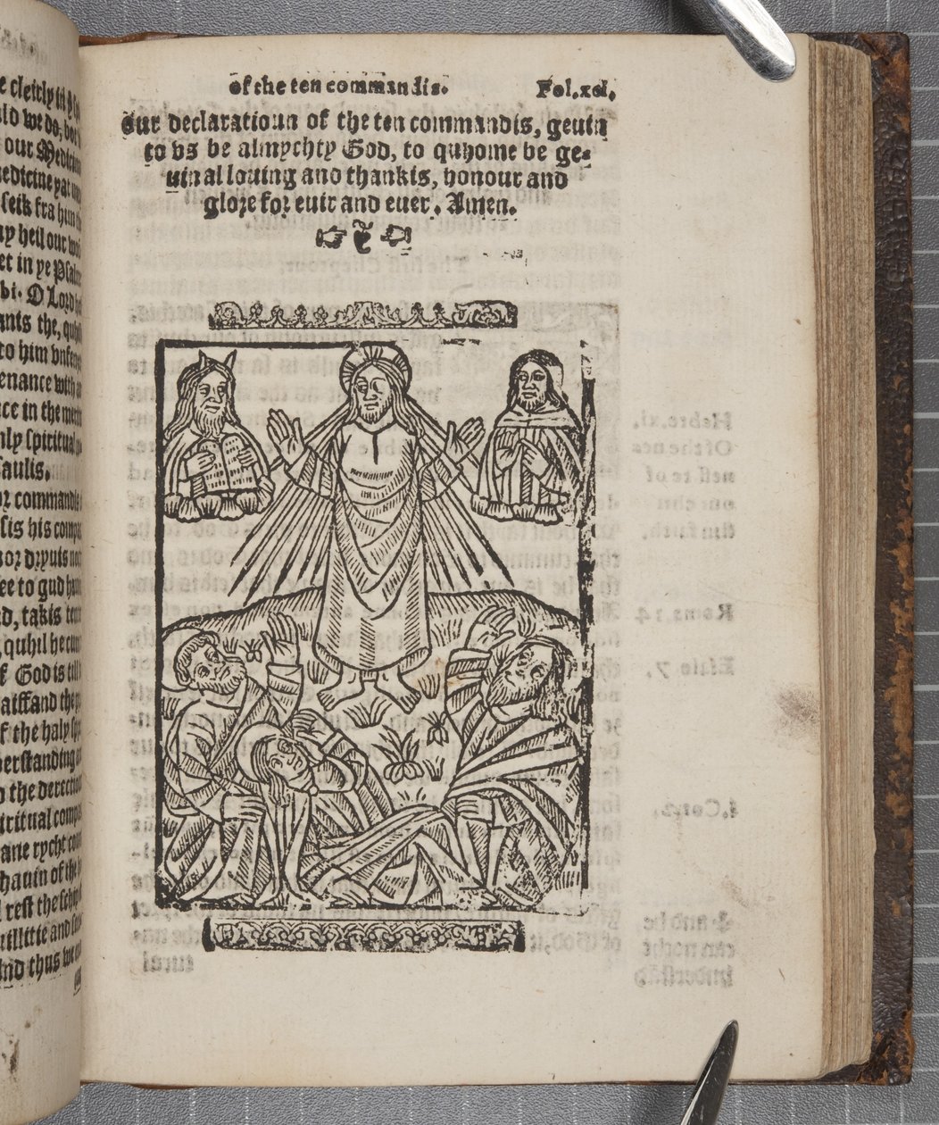 Fol 91, A katekizmusból, 1552 alkotó: Scottish School