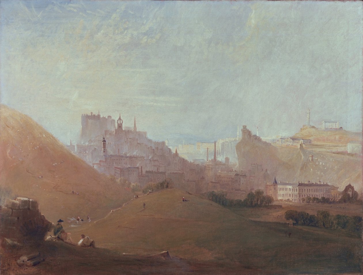 Edinburgh, St. Anthonys Chapel, Arthurs Seat, 1830-36 alkotó: Scottish School