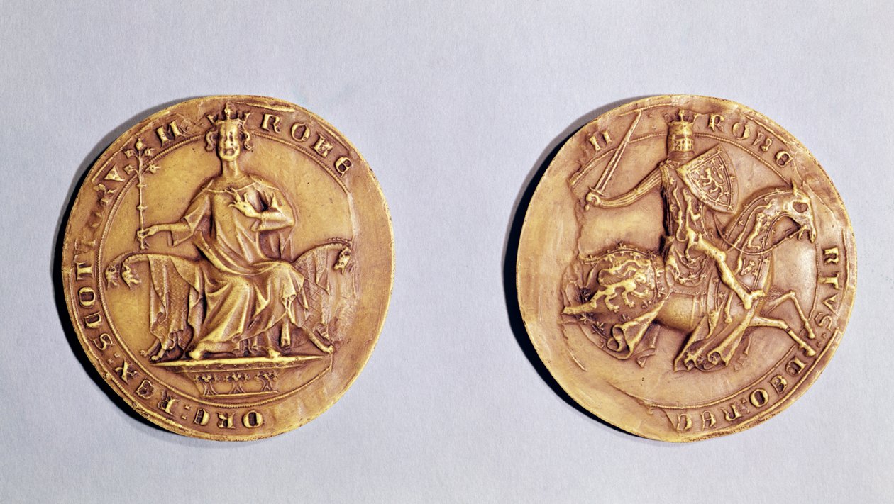 Robert VIII Bruce pecsétje, 1326 alkotó: Scottish School