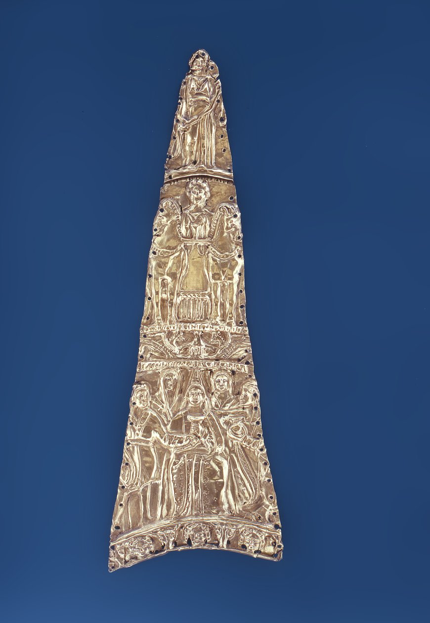 Emléktábla istennővel (arany) alkotó: Scythian