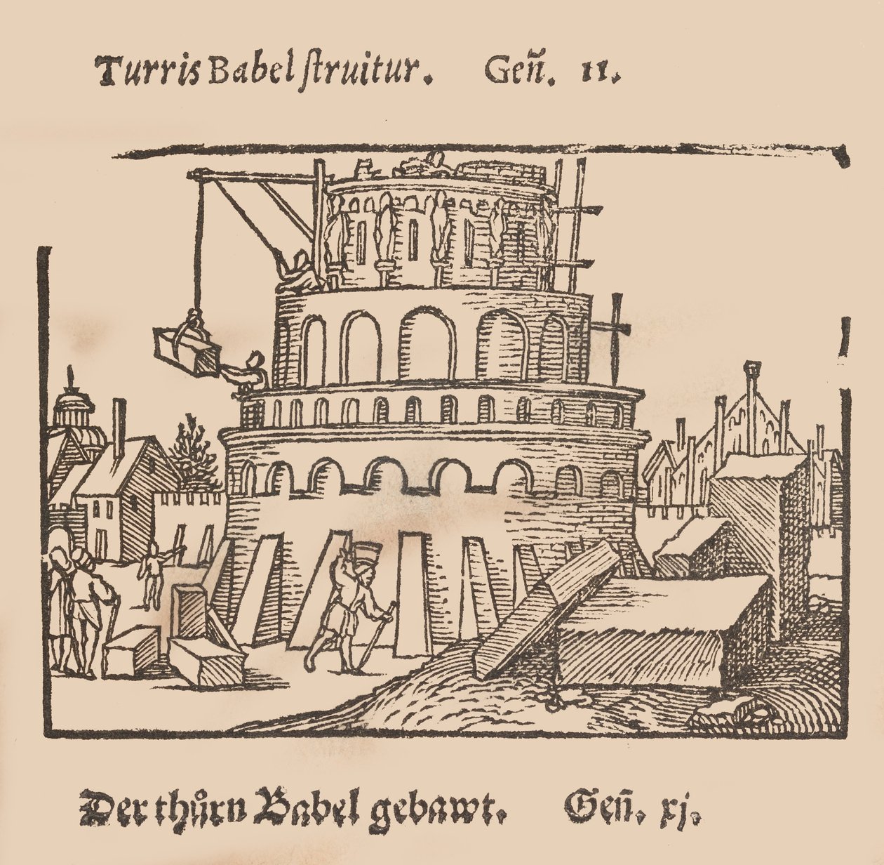 Bibliai történetek, Sebald Behem festő művészi festményeivel illusztrálva ..., kb. 1540 alkotó: Sebald Beham