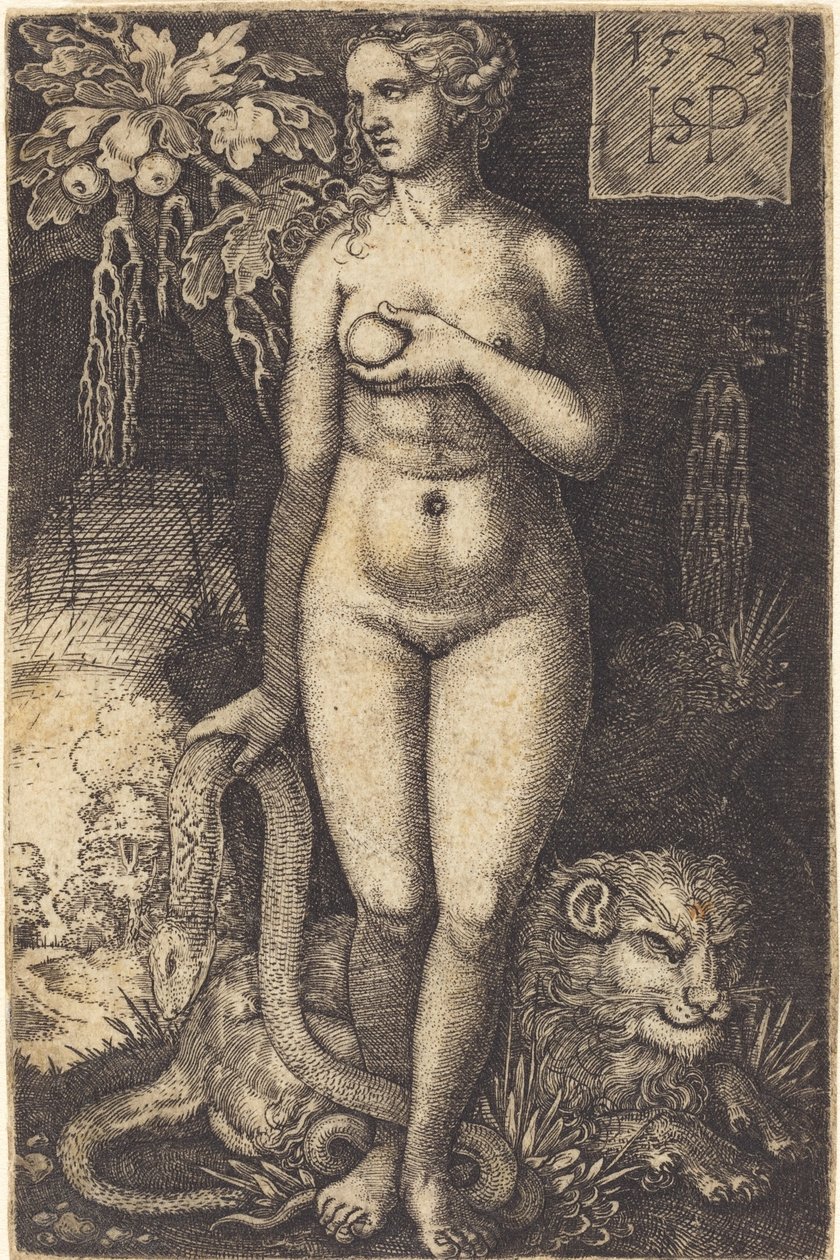 Éva állva alkotó: Sebald Beham