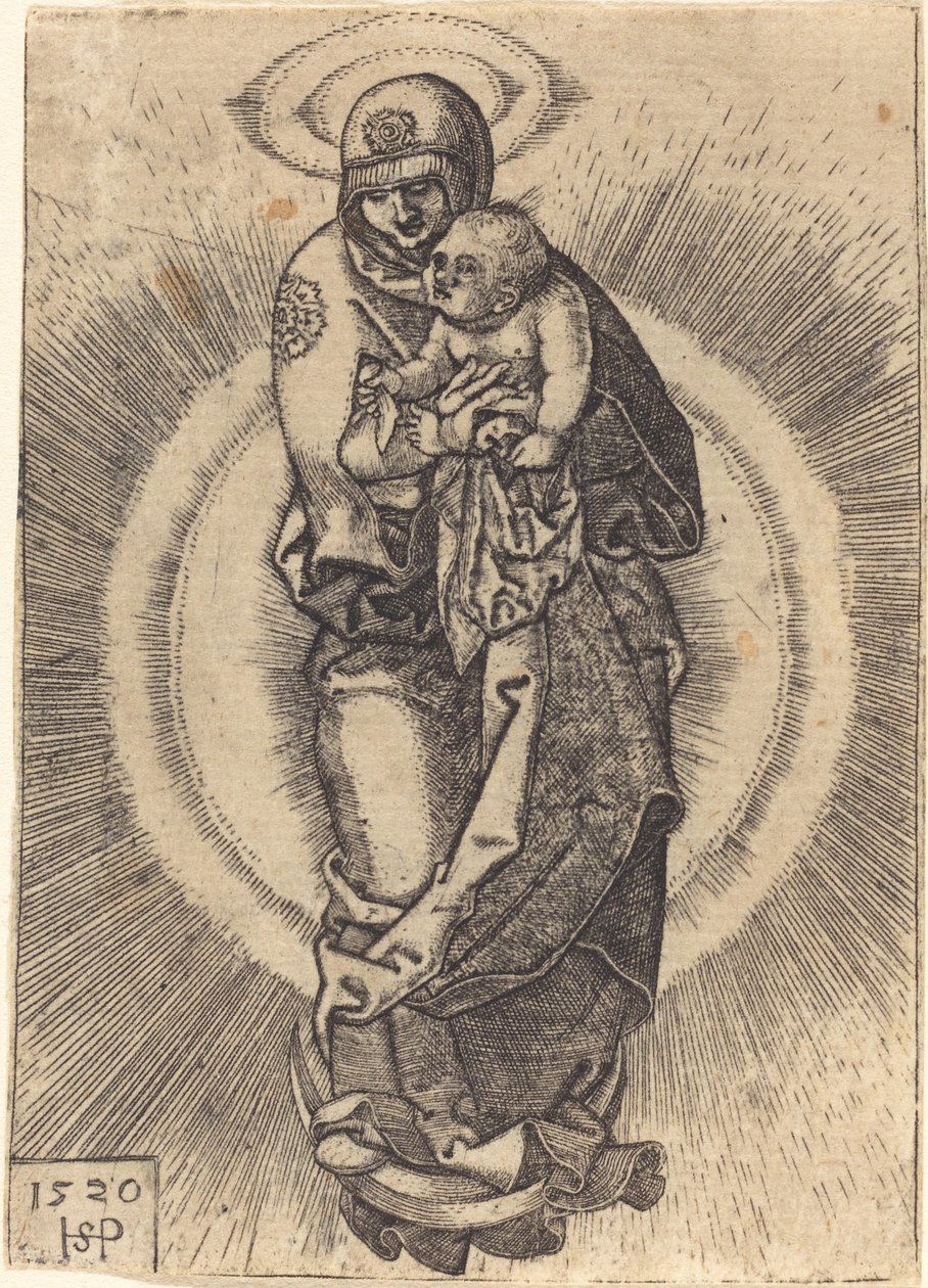 Madonna a félholdon alkotó: Sebald Beham