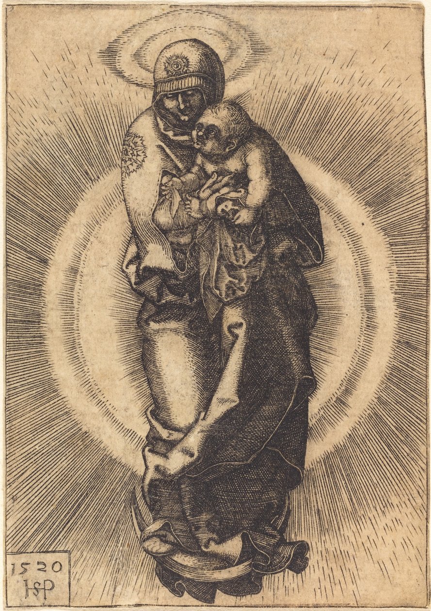 Madonna a félholdon alkotó: Sebald Beham