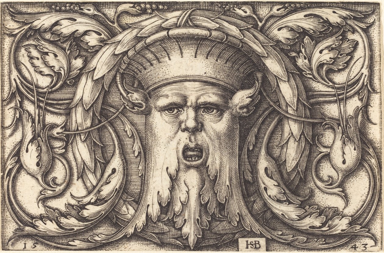 Dísz maszkkal alkotó: Sebald Beham