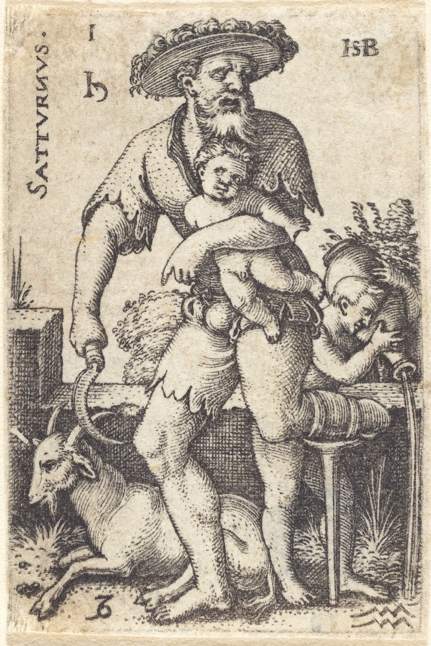 Szaturnusz alkotó: Sebald Beham