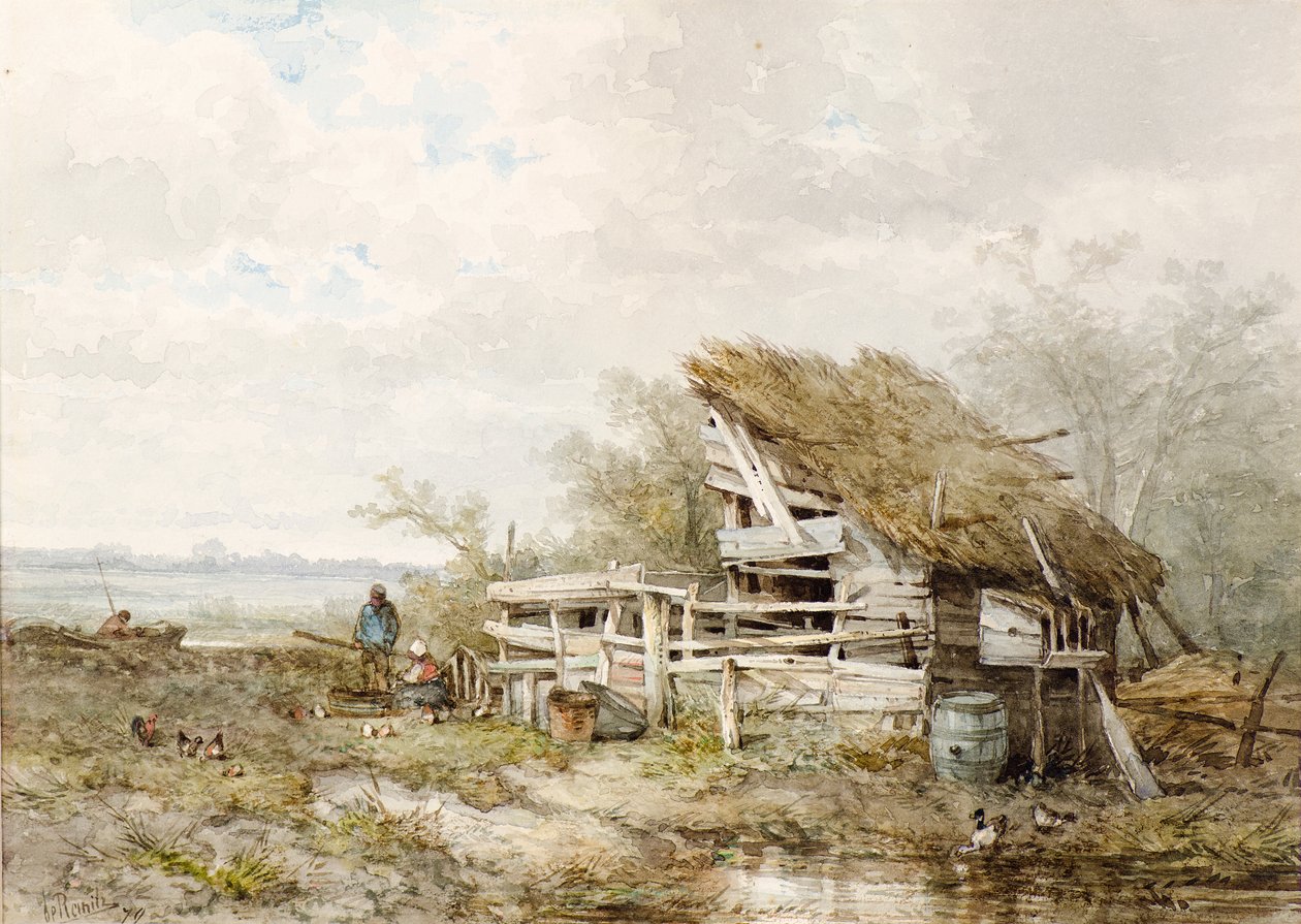 Tájkép alkotó: Sebastiaan Mattheus Sigismund de Ranitz