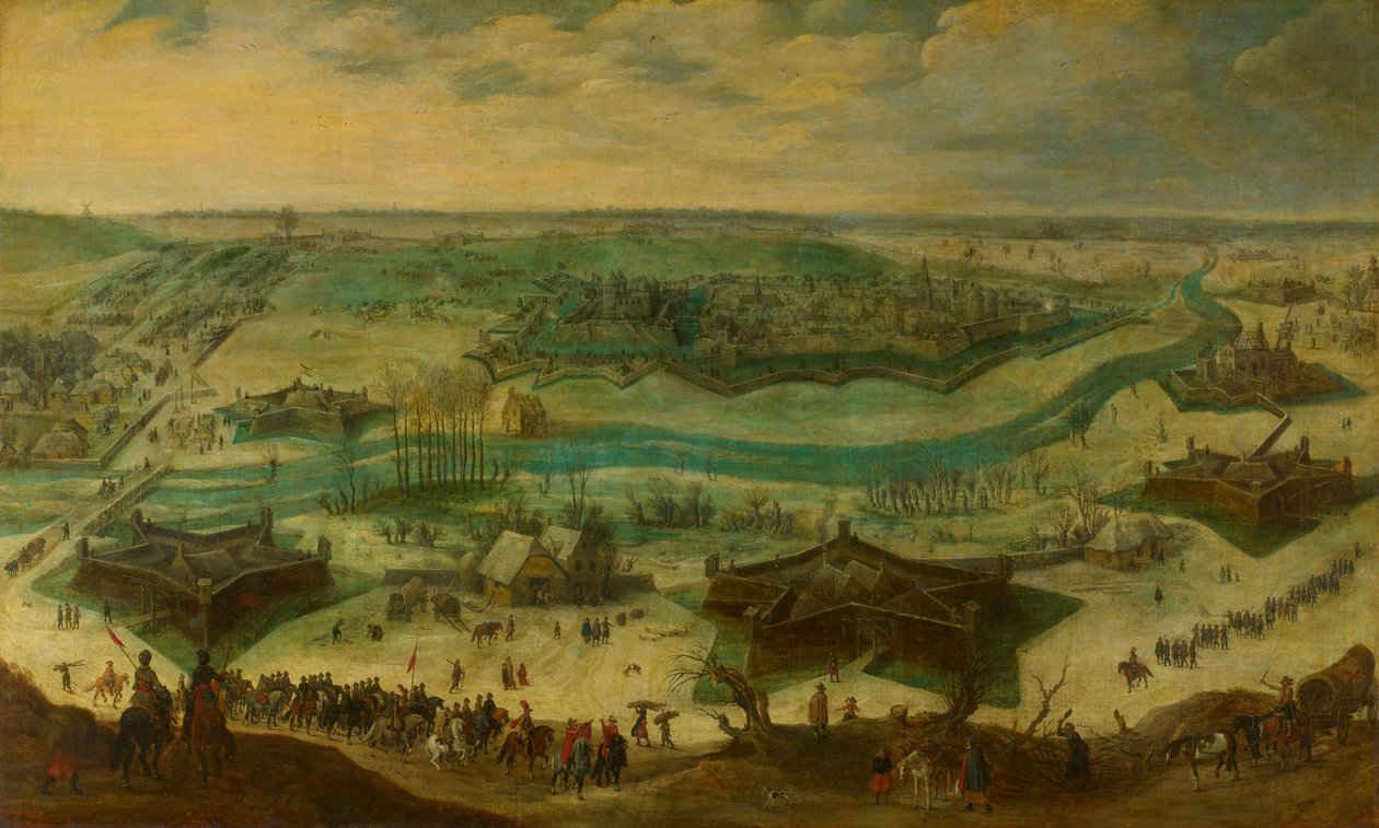 Julich ostroma, 1621-22 alkotó: Sebastiaen Vrancx (attributed to)