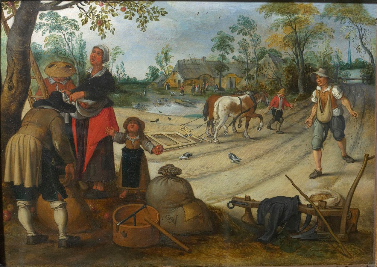 Szeptember hónapja, c. 1618. alkotó: Sebastiaen Vrancx