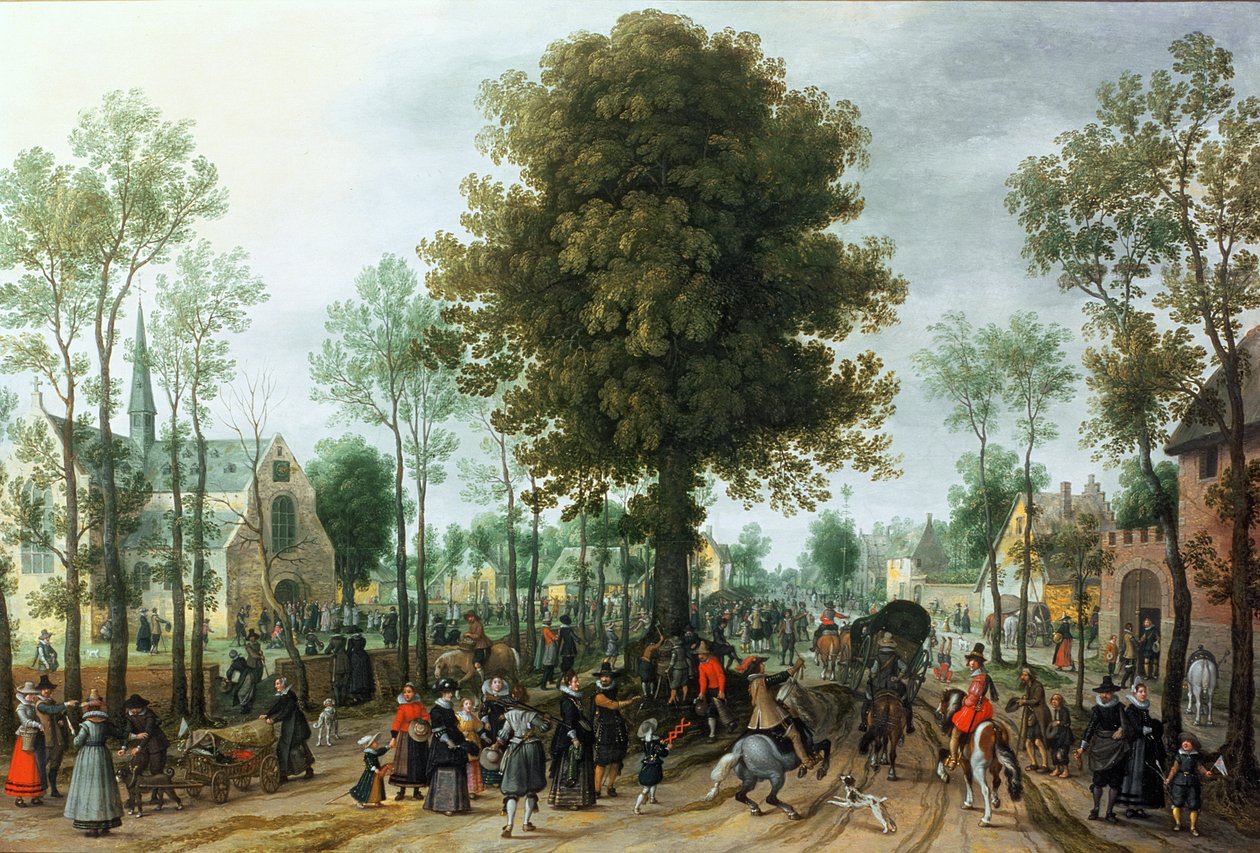 V. Frigyes és menyasszonya, Erzsébet belép Zeelandba, 1613. május alkotó: Sebastian Vrancx
