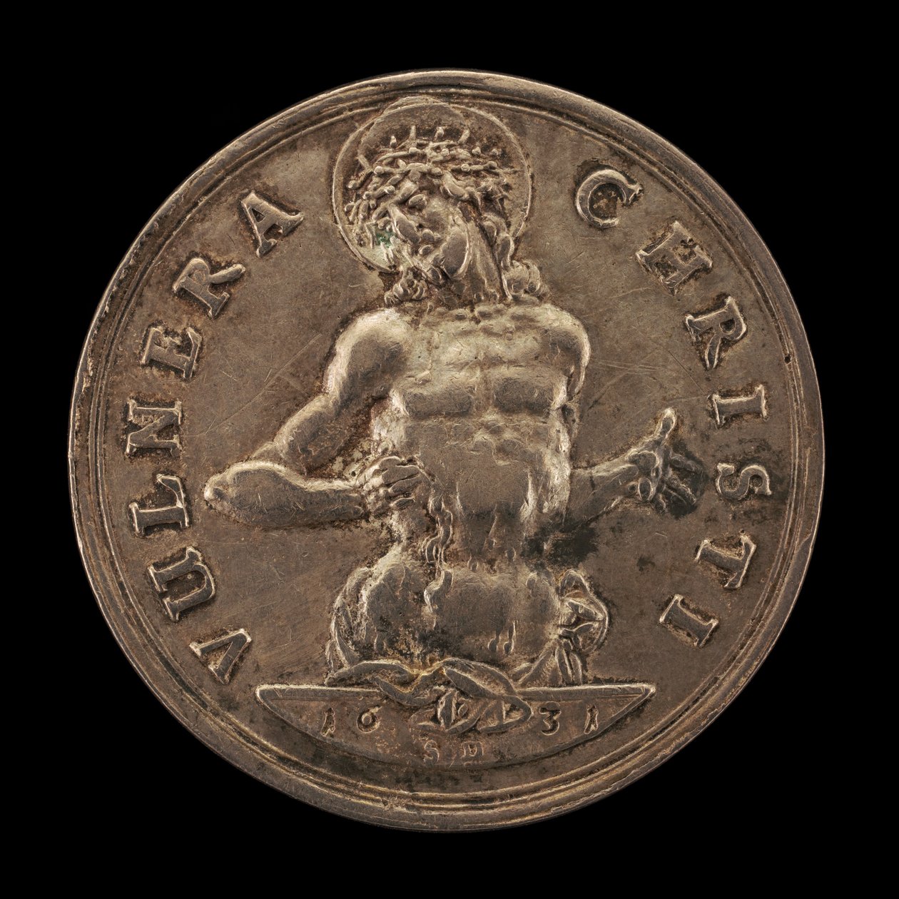 A bánat embere [előlap], 1631. alkotó: Sebastian Dadler