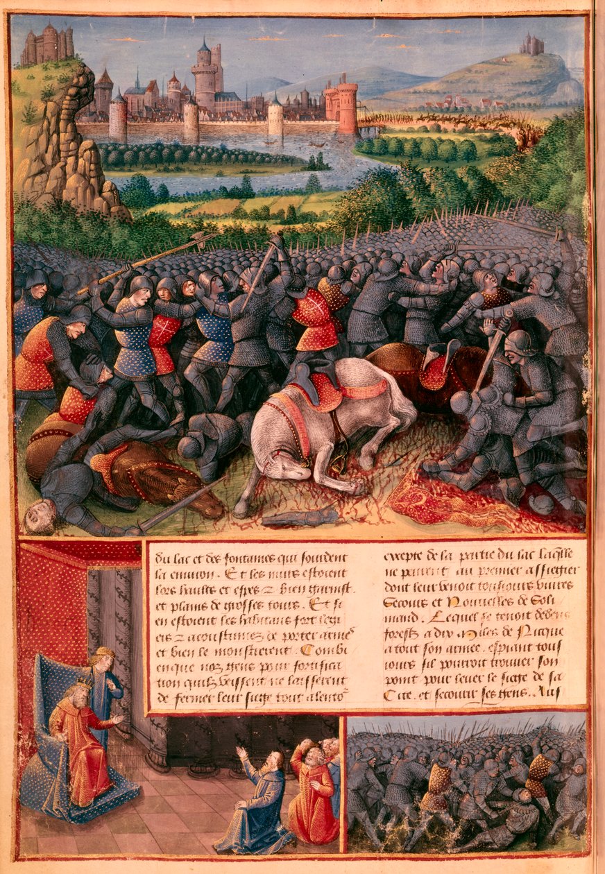 Jelenetek az első keresztes hadjáratból, 1096-1099 c1490 alkotó: Sebastian Marmoret