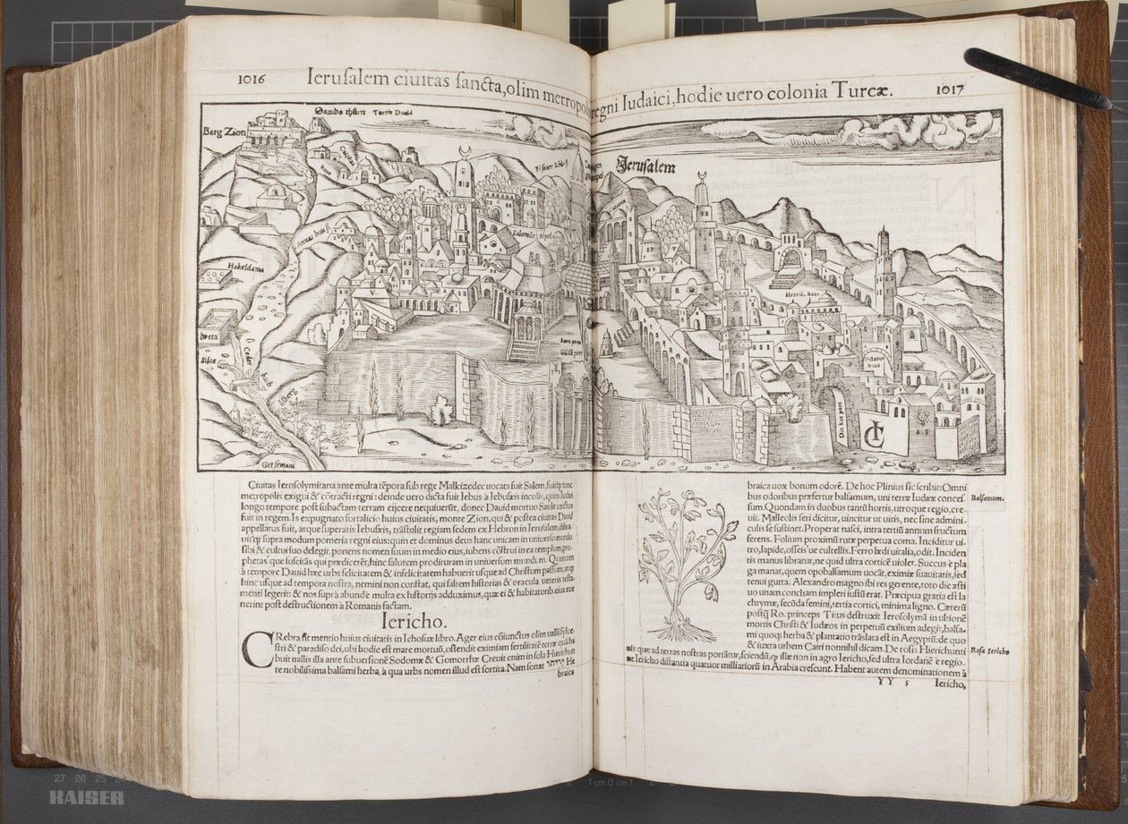 Cosmographia, Fol 1016-1017, 1544 alkotó: Sebastian Munster