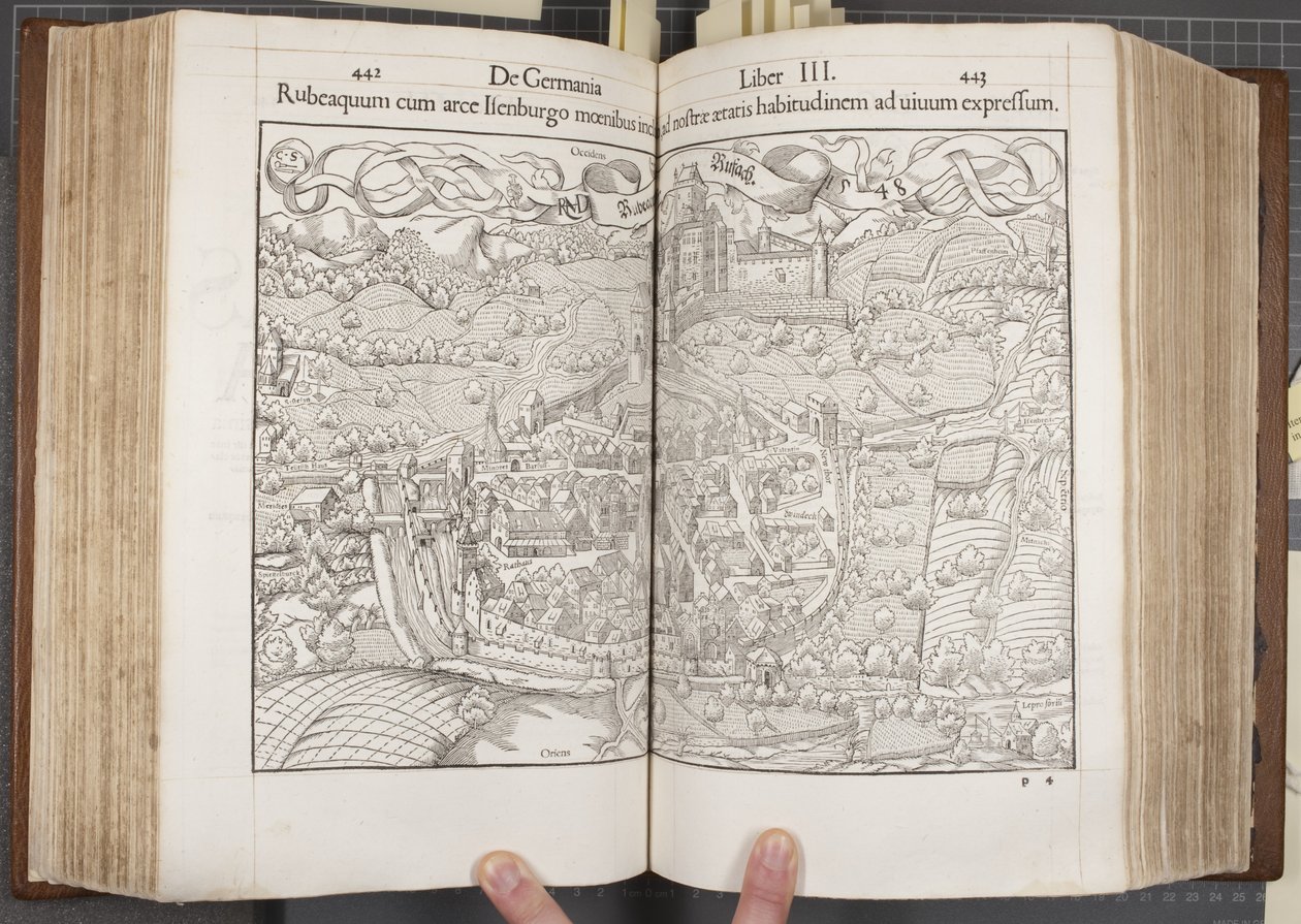Cosmographia, Fols 442-443 alkotó: Sebastian Munster