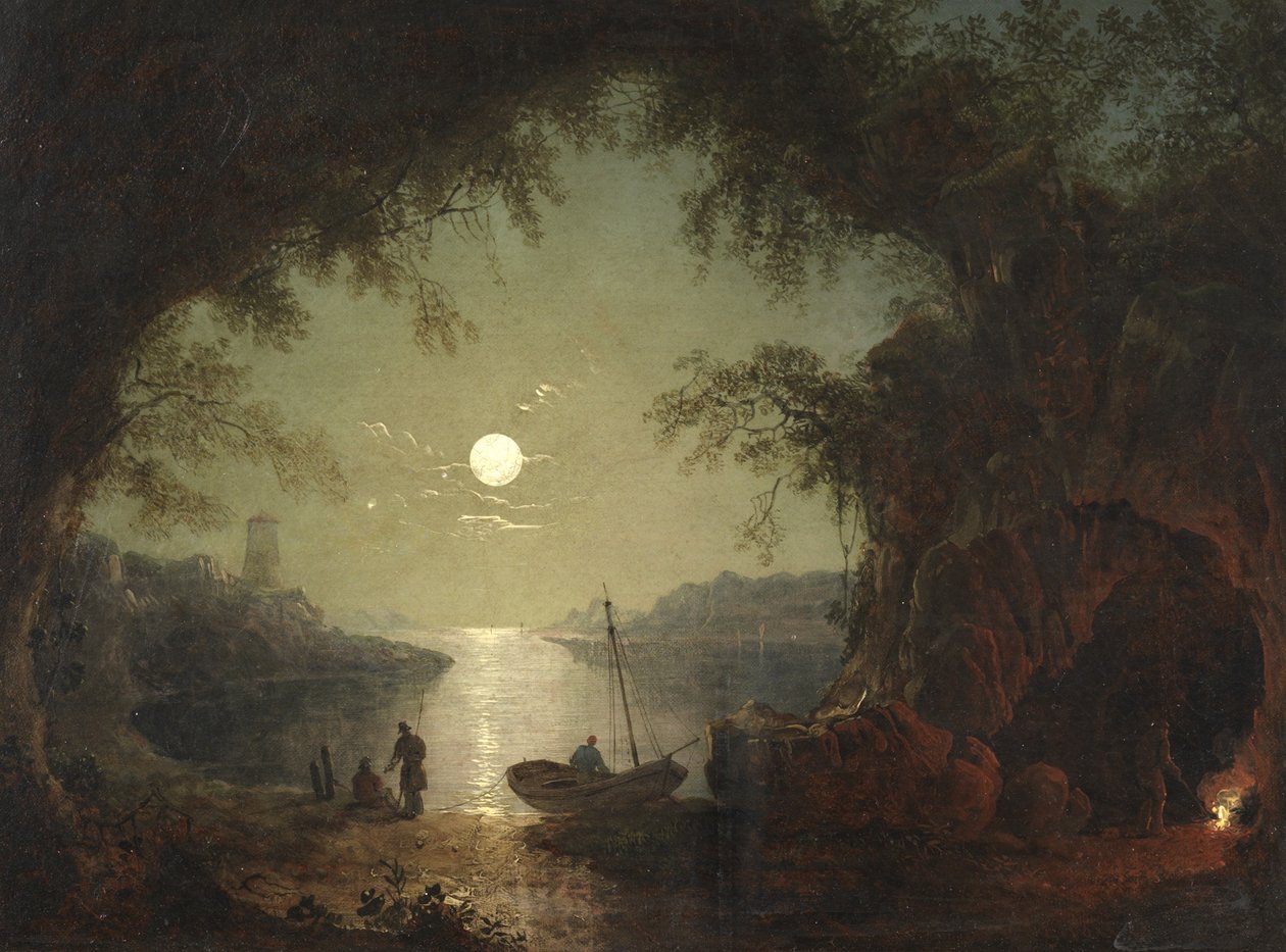Holdfényes öböl (olaj, vászon) alkotó: Sebastian Pether