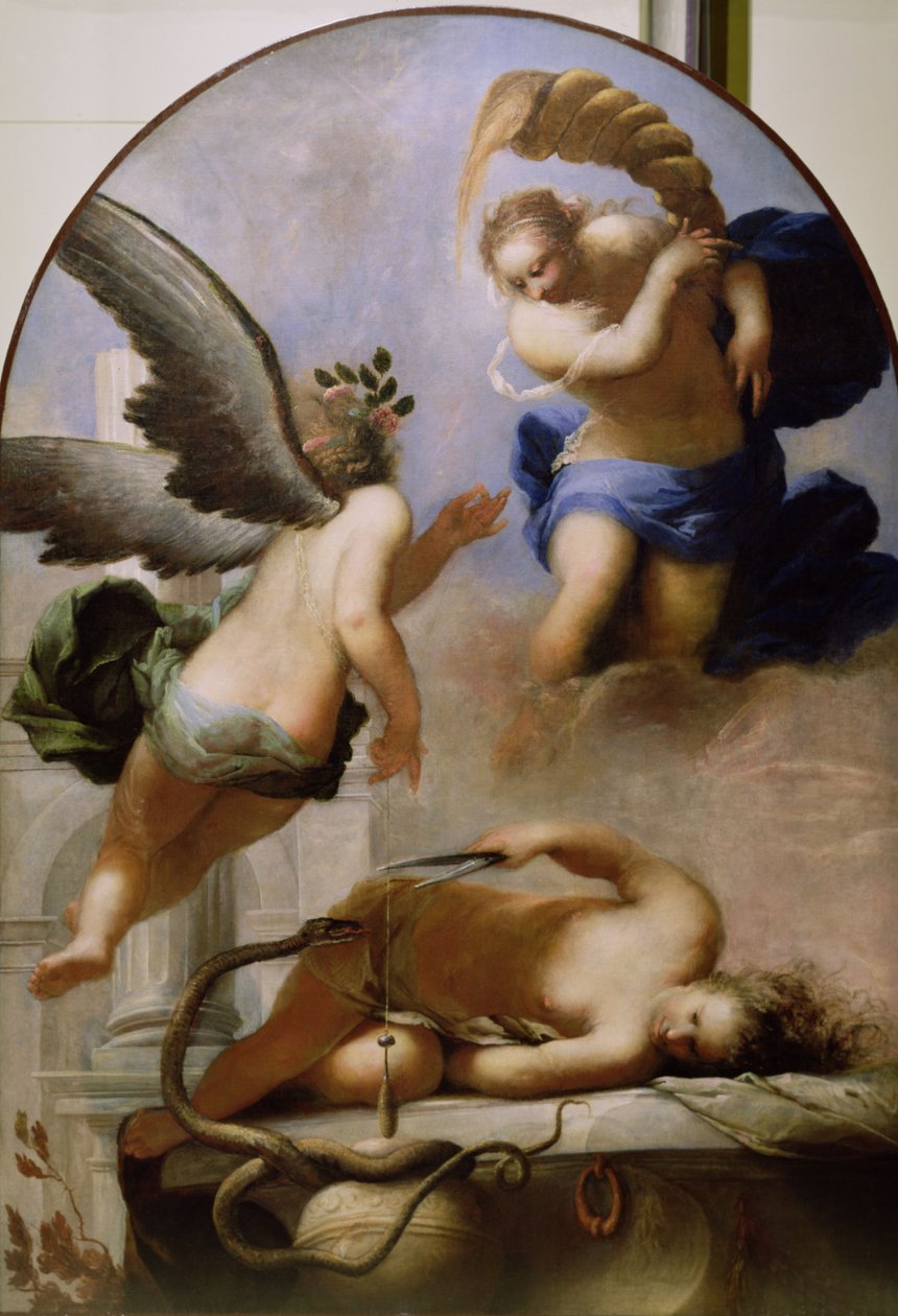 A három sors, 1670 körül alkotó: Sebastiano Mazzoni