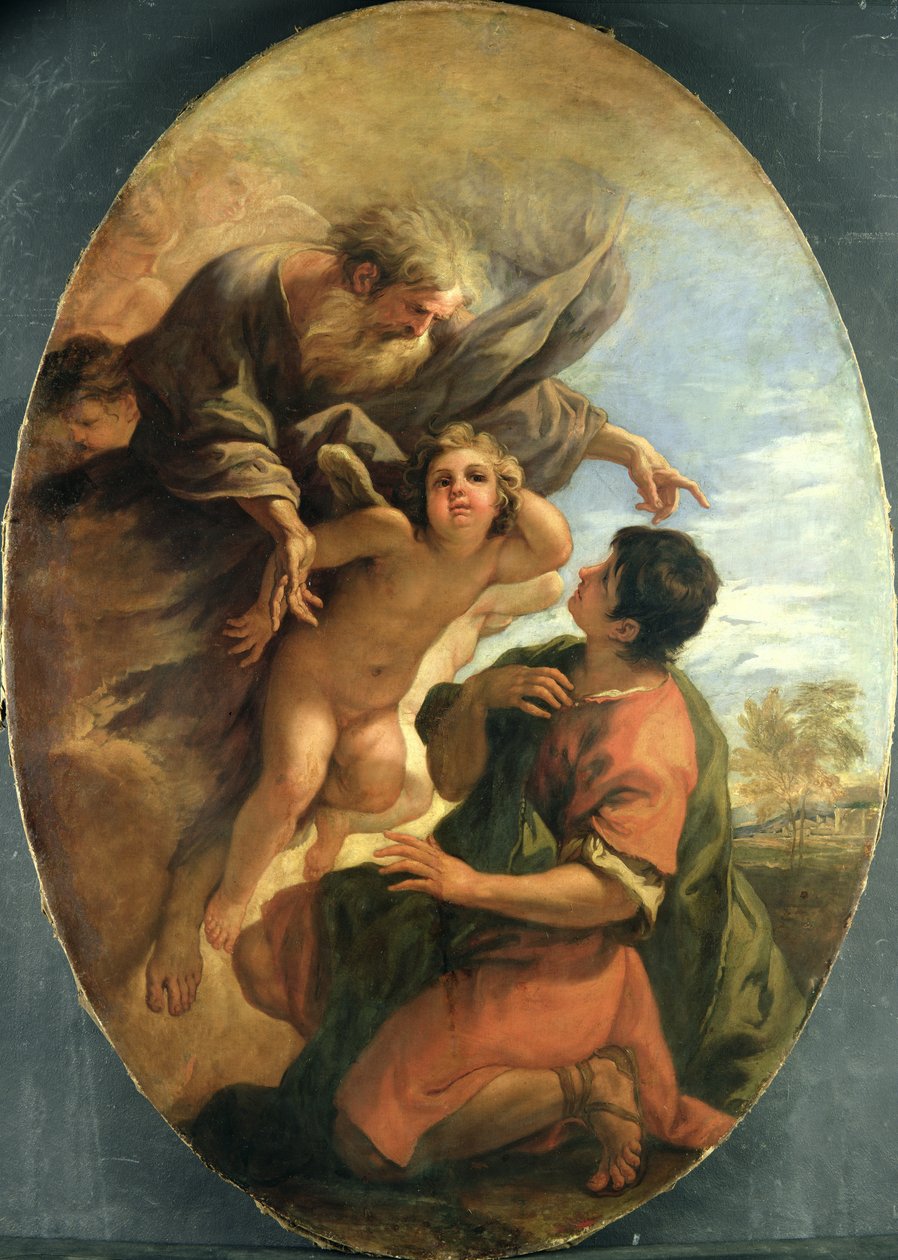 Isten megjelenik Mózesnek az égő bokorban, 1695-1700 körül alkotó: Sebastiano Ricci