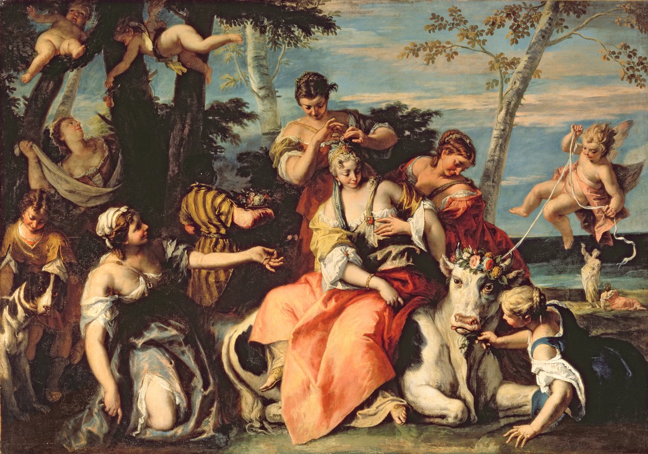 Európa megerőszakolása alkotó: Sebastiano Ricci