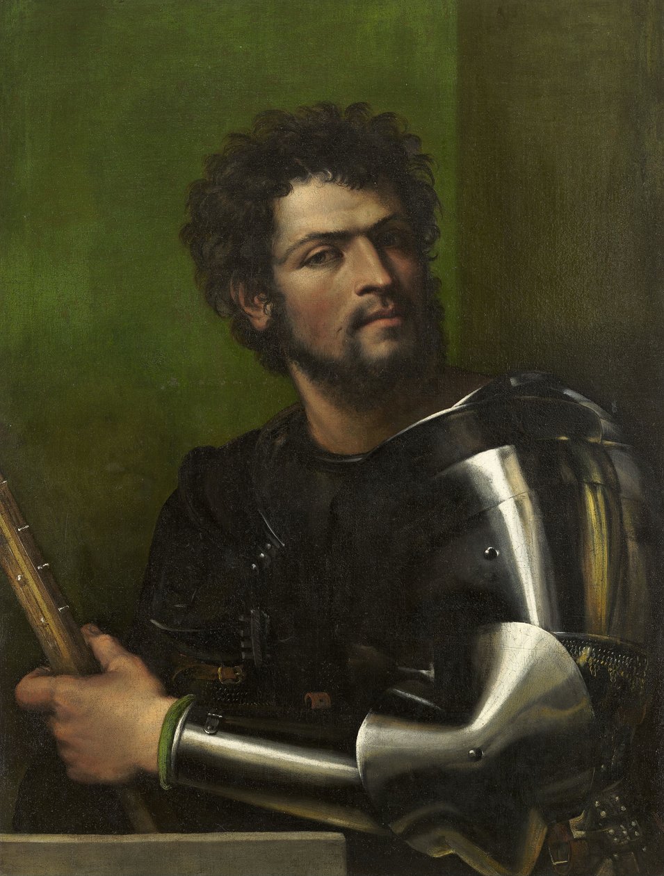 Egy páncélos ember portréja alkotó: Sebastiano del Piombo