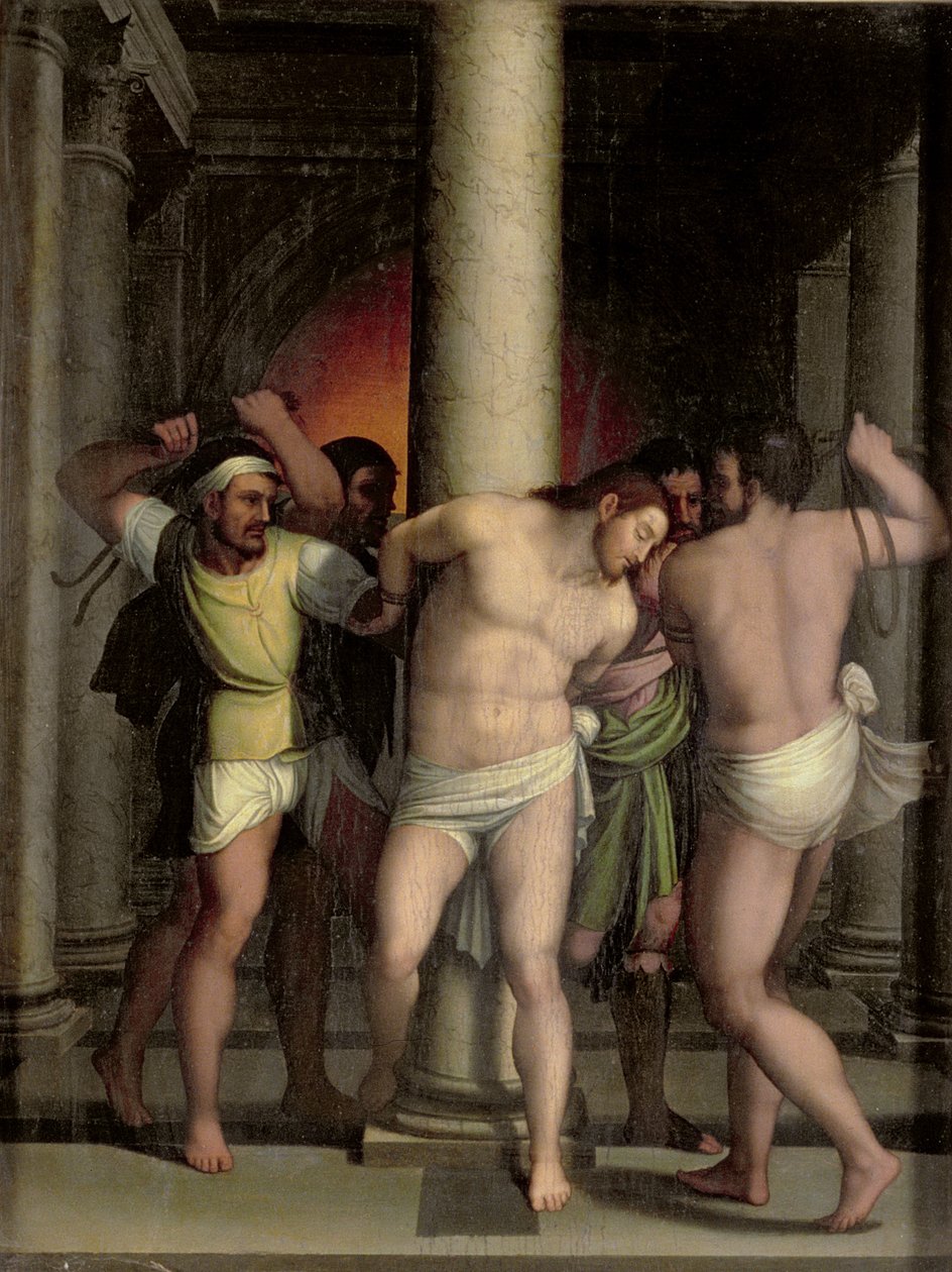 Krisztus megostorozása az oszlopnál alkotó: Sebastiano del Piombo
